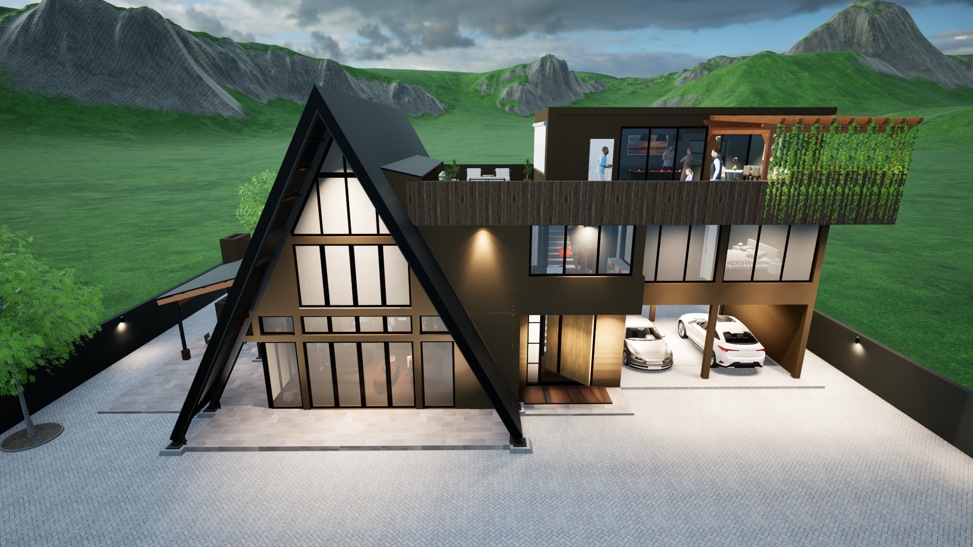 A Frame House
